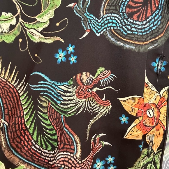 3/50$ Shirt / blouse in ethnic style M / L New green button down shirt - Picture 6 of 15